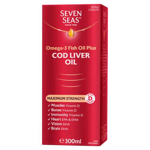 SEVEN SEAS COD LIVER OIL MAX STRENGTH 300ML