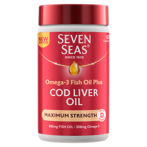 SEVEN SEAS MAX STRENGTH COD LIVER OIL 60S