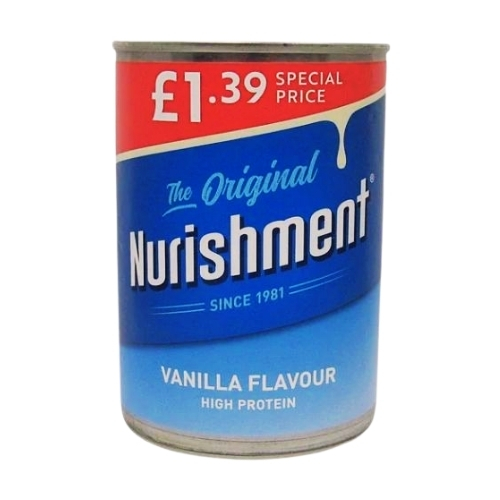 NURISHMENT VANILLA PMP £1.39 400G