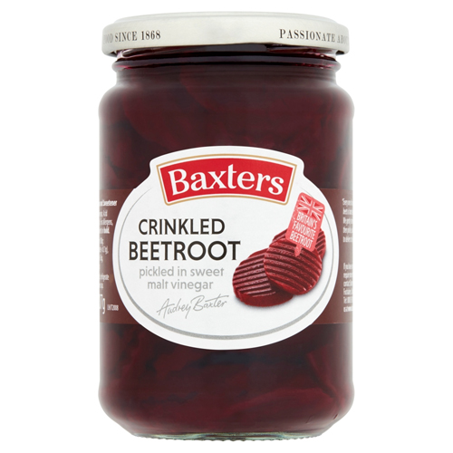 BAXTERS CRINKLED BEETROOT IN SWEET VINEGAR 340G