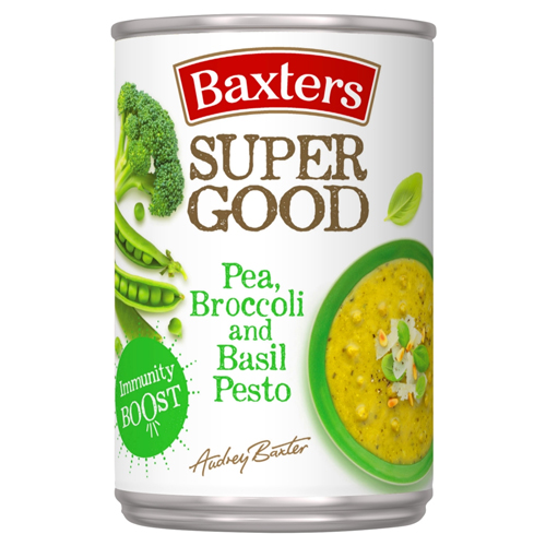 BAXTERS SUPER GOOD PEA, BROCCOLI AND BASIL PESTO 400G