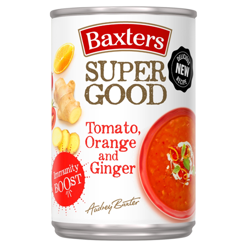 BAXTERS SUPER GOOD TOMATO, ORANGE AND GINGER 400G