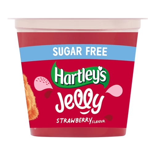 HARTLEY'S NO ADDED SUGAR RASPBERRY RTE JELLY 115G
