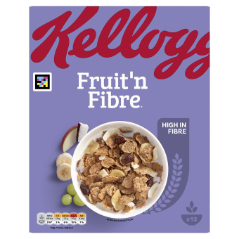 KELLOGG'S FRUIT 'N FIBRE BREAKFAST CEREAL 500G