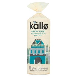 KALLO THICK RICE CAKE LOW FAT 130G