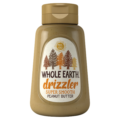 WHOLE EARTH SMOOTH PEANUT BUTTER DRIZZLER 320G