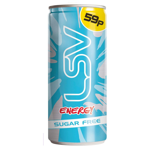 LSV ENERGY SUGAR FREE DRINK PMP 59P 250ML