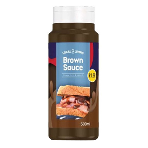 LOCAL LIVING BROWN SAUCES PMP £1.29 500G