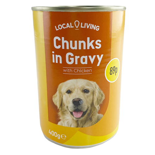 LOCAL LIVING CHUNKS IN GRAVY CHICKEN FOR DOG PMP 89P 400G