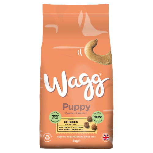 WAGG DOG PUPPY COMPLETE DRY FOOD 2KG