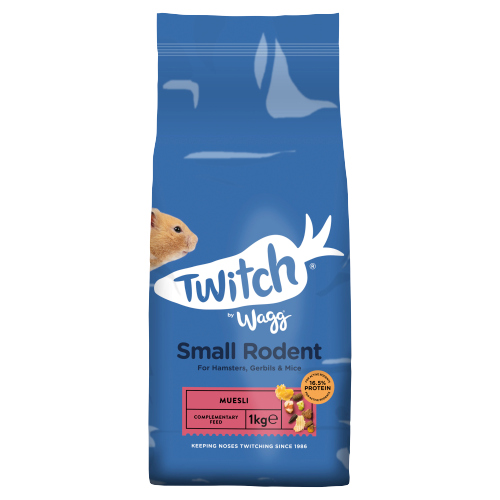 WAGG TWITCH SMALL ANIMAL SMALL RODENT 1KG
