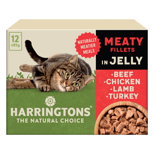 HARRINGTONS WET CAT MEATY IN JELLY 85G