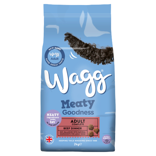 WAGG MEATY GOODNESS BEEF DRY DOG FOOD 2KG
