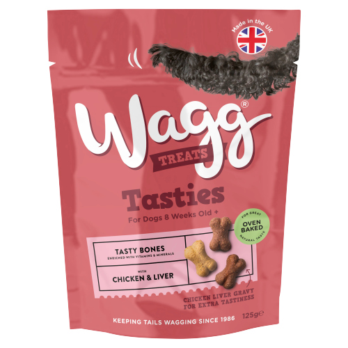 WAGG TASTY BONES TREATS 125G