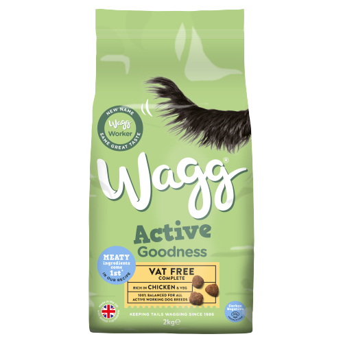 WAGG ACTIVE GOODNESS CHICKEN DRY DOG FOOD 2KG