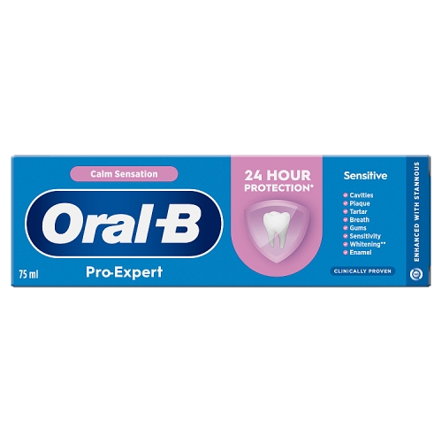 ORAL B PRO EXPERT TOOTHPASTE SENSITIVE GENTLE WHITENING 75ML