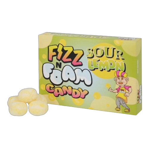 FUTURE CANDY FIZZ N FOAM CANDY SOUR LEMON 100G