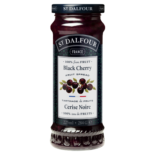 ST.DALFOUR BLACK CHERRY FRUIT SPREAD 284G