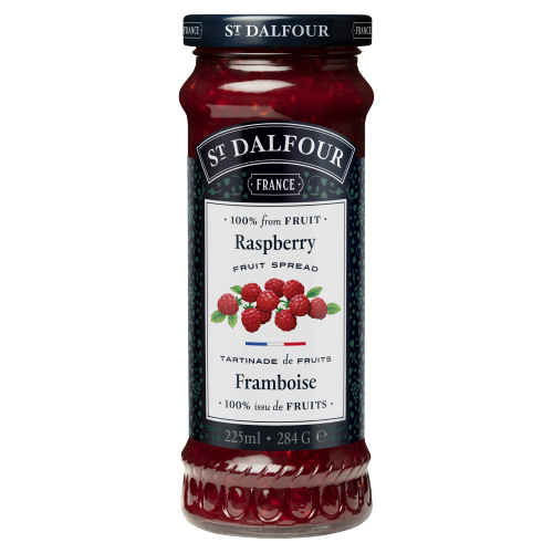 ST.DALFOUR RASPBERRY FRUIT SPREAD 284G