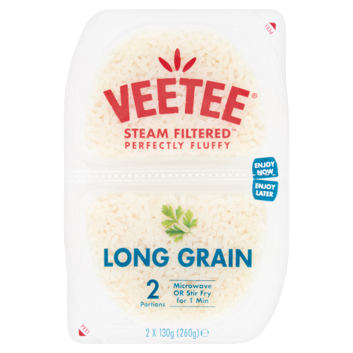 VEETEE LONG GRAIN RICE TWIN POT 6TRAY