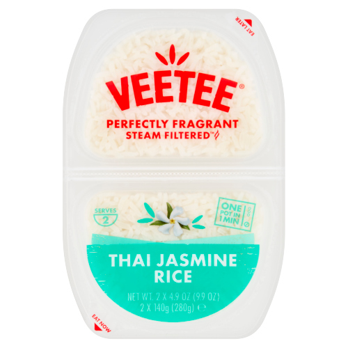 VEETEE THAI JASMINE RICE TWIN POT 6TRAY