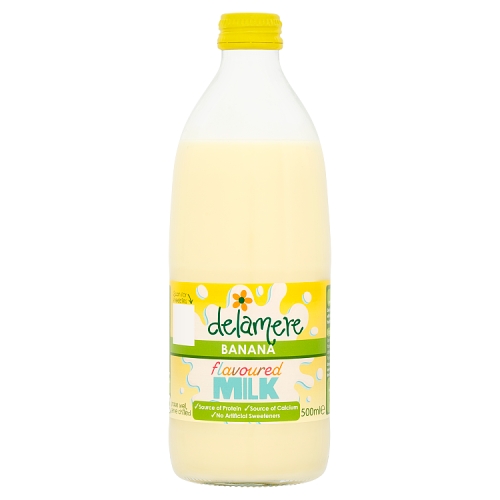DELAMERE BANANA FLAV MILK 500ML
