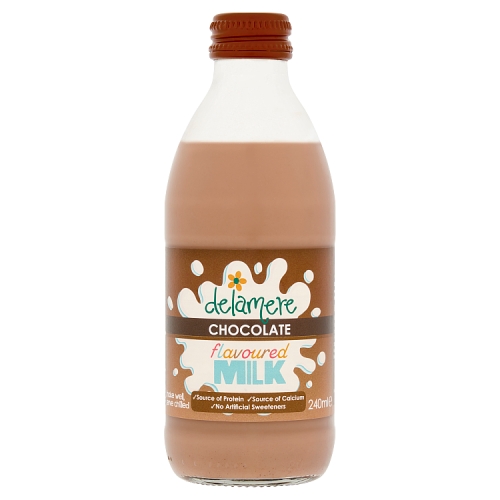 DELAMERE CHOC FLAV MILK 240ML