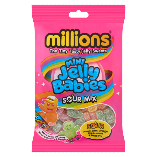 MILLIONS MINI BABIES - SOUR MIX 150G