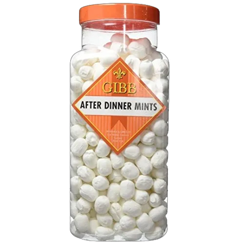 GIBB AFTER DINNER MINTS JAR 2KG