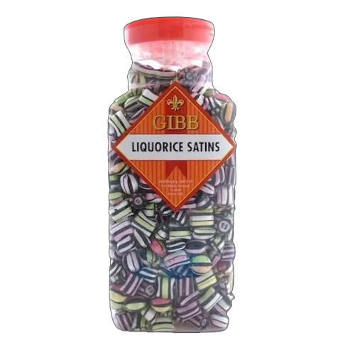 GIBB LIQUORICE SATINS JAR 3KG