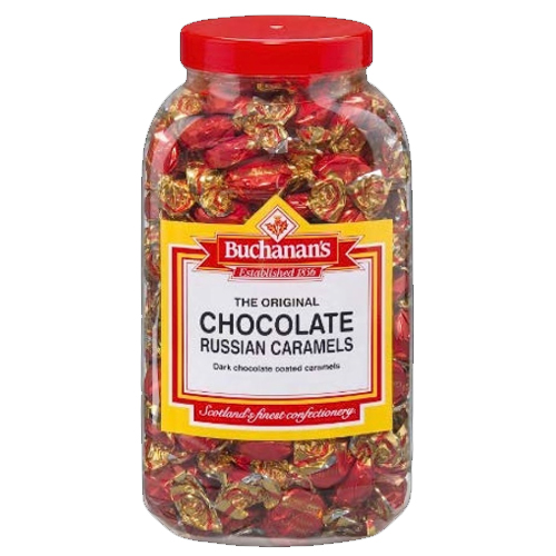 BUCHANAN'S JARS CHOCOLATE CARAMELS 2.5KG
