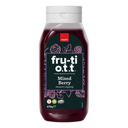 MACPHIE FRU-TI OTT MIXED BERRY DESSERT TOPPING 475G