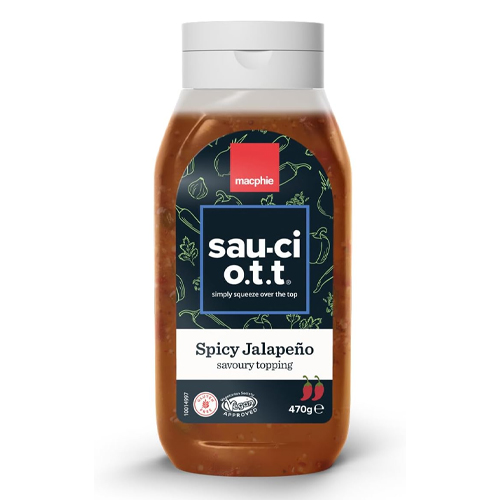 MACPHIE SPICY JALAPENO SAVOURY TOPPING SAUCE 470G