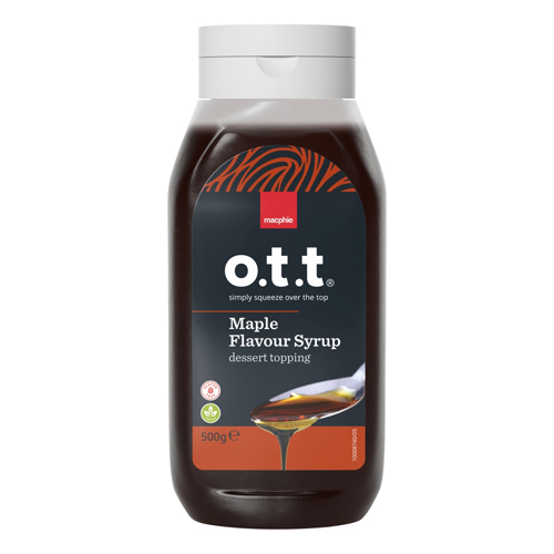 MACPHIE OTT MAPLE FLAVOURED SYRUP 500G