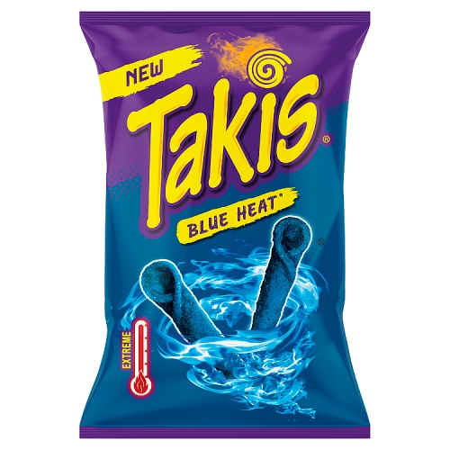 TAKIS BLUE HEAT CHILLI & LIME FLAVOUR CORN 180G