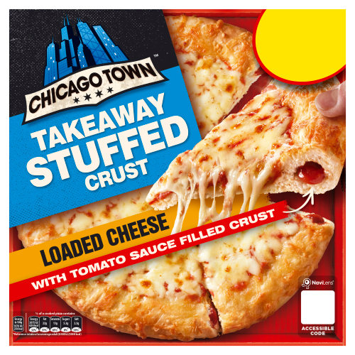 CHICAGO TOWN STUFFEDCRUST TAKEAWAY CHEESE PMP £3.75 480G