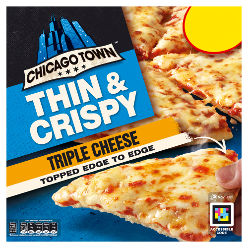 CHICAGO TOWN THIN & CRISPY CHEESE PMP £2.75 305G