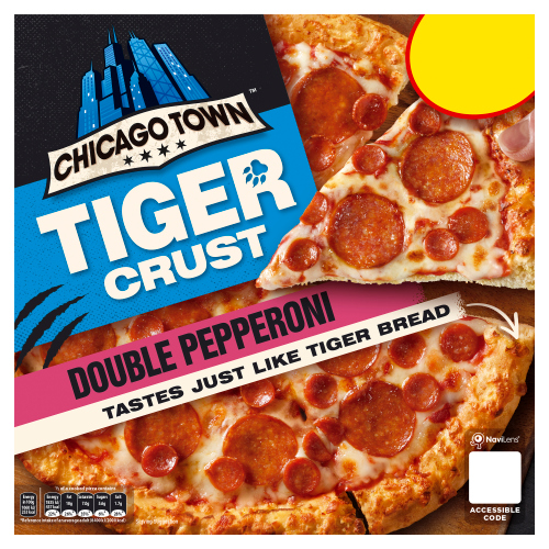 CHICAGO TOWN TIGER CRUST PEPPERONI PMP £3.50 320G
