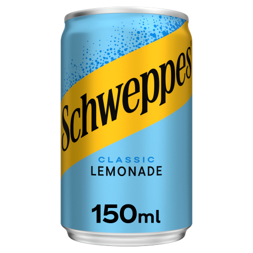 SCHWEPPES LEMONADE CAN 12PK 150ML