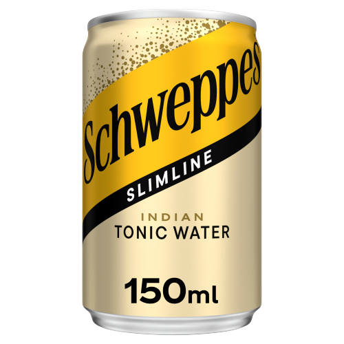 SCHWEPPES SLIMLINE TONIC CAN 150ML