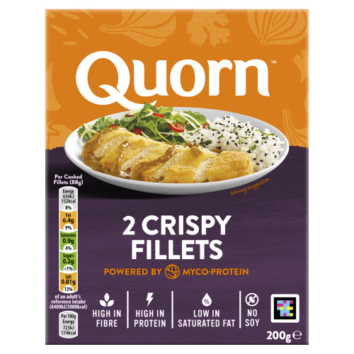QUORN CRISPY FILLETS 200G