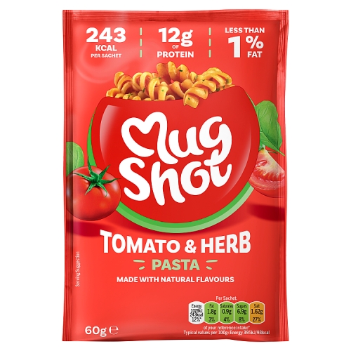 MUGSHOT PASTA TOMATO & HERB 64G