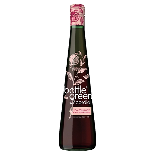 BOTTLE GREEN POMEGRANATE & ELDERFLOWER CORDIAL 500ML