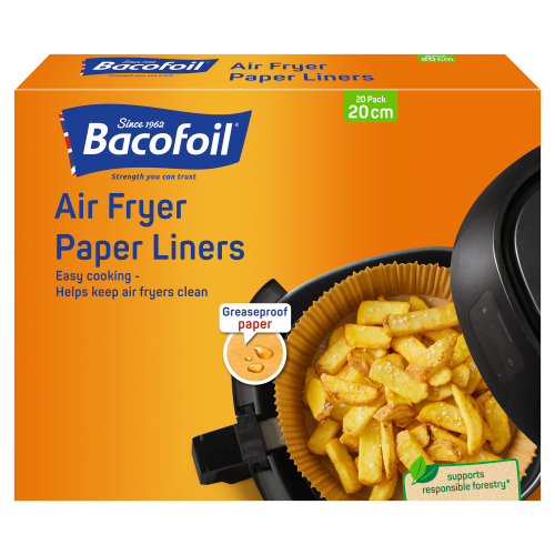 BACOFOIL AIR FRYER PAPER LINERS