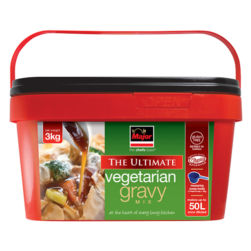 MAJOR VEGETARIAN GRAVY MIX 3KG