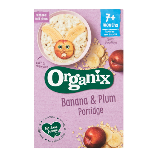 ORGANIX BANANA & PLUM PORRIDGE 200G