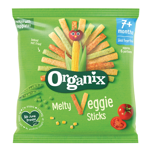 ORGANIX MELTY VEGGIE STICKS ORGANIC  7+ MONTHS 15G