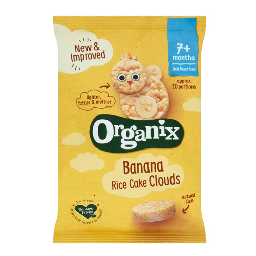 ORGANIX BANANA RICE CAKE CLOUDS 7+ MONTHS 40G
