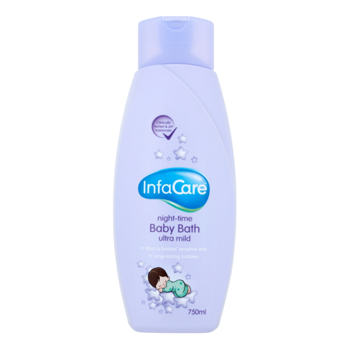INFACARE NIGHT-TIME BABY BATH ULTRA MILD 750ML