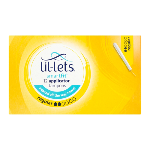 LIL-LETS CARDBOARD APPLICATOR REGULAR TAMPONS 12PK